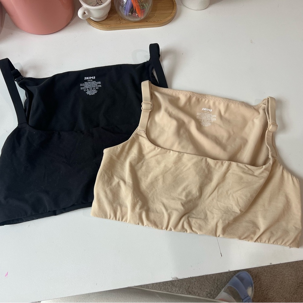 Skims Fits Everybody Back Smoothing Bralettes Set of 2 Bundle